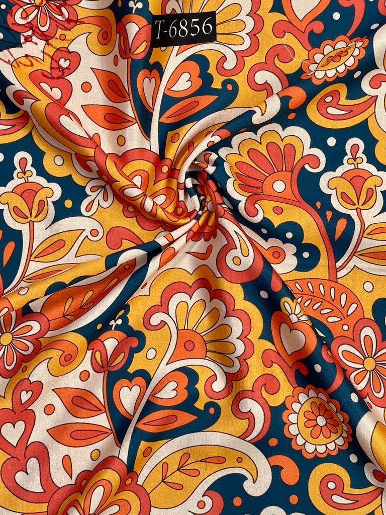 ZARA PRINT ON MODAL SATIN