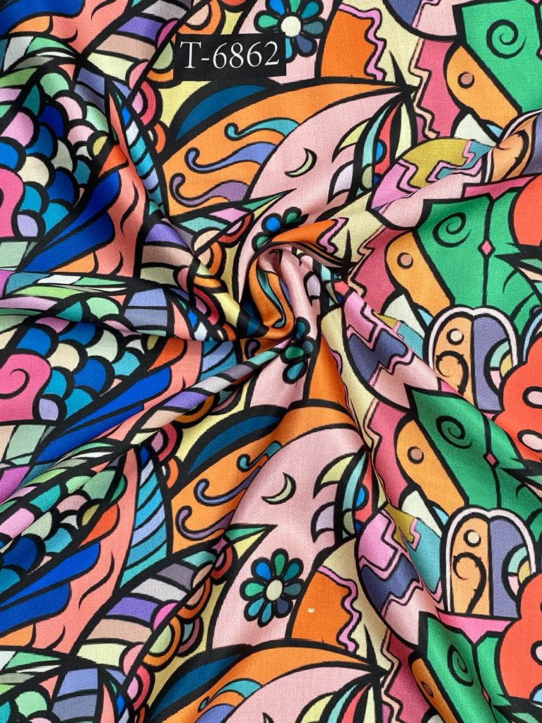 ZARA PRINT ON MODAL SATIN