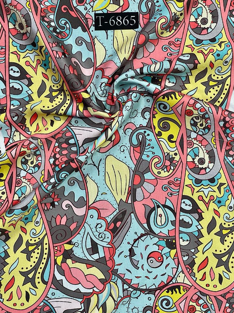ZARA PRINT ON MODAL SATIN
