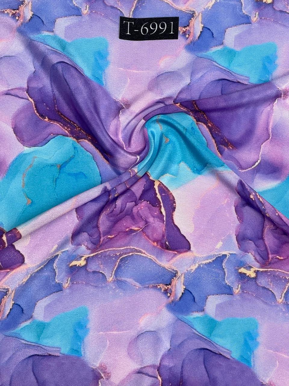 Trendy Crepe Marble Prints