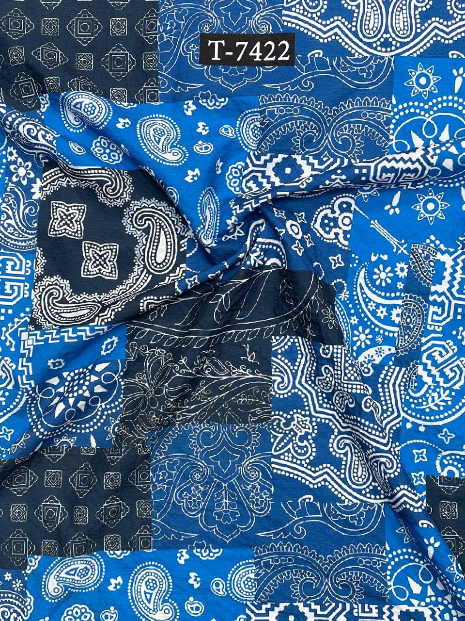 Mixed Print On Imported Lycra Fabric