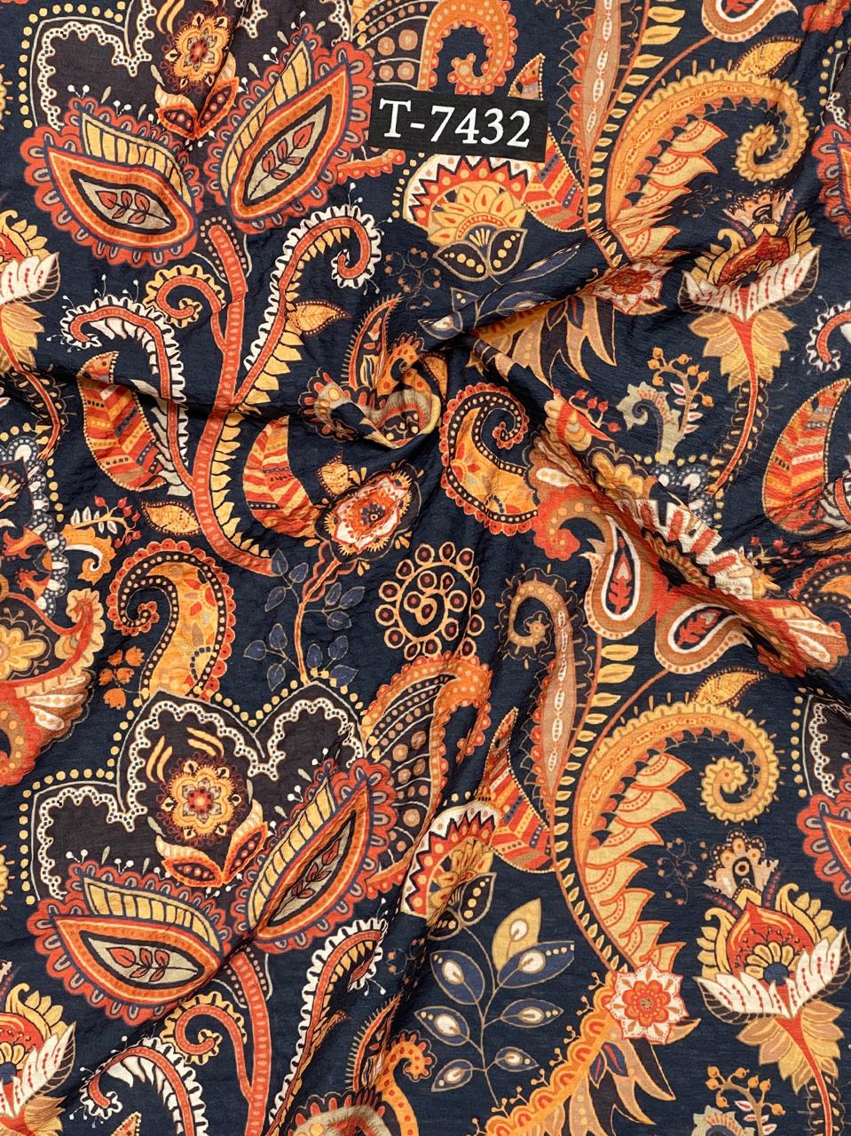 Mixed Print On Imported Lycra Fabric
