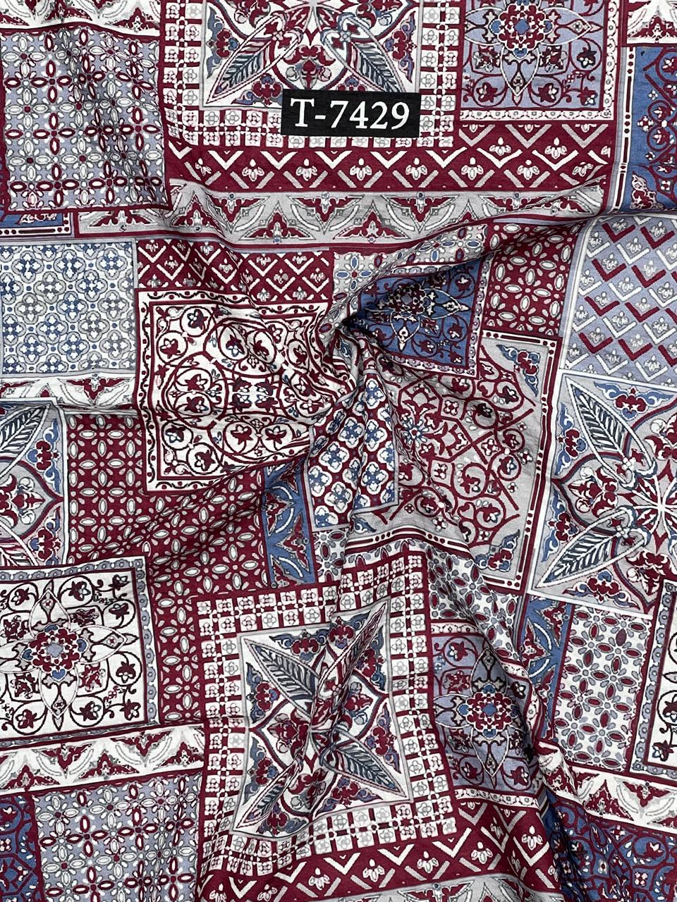 Mixed Print On Imported Lycra Fabric
