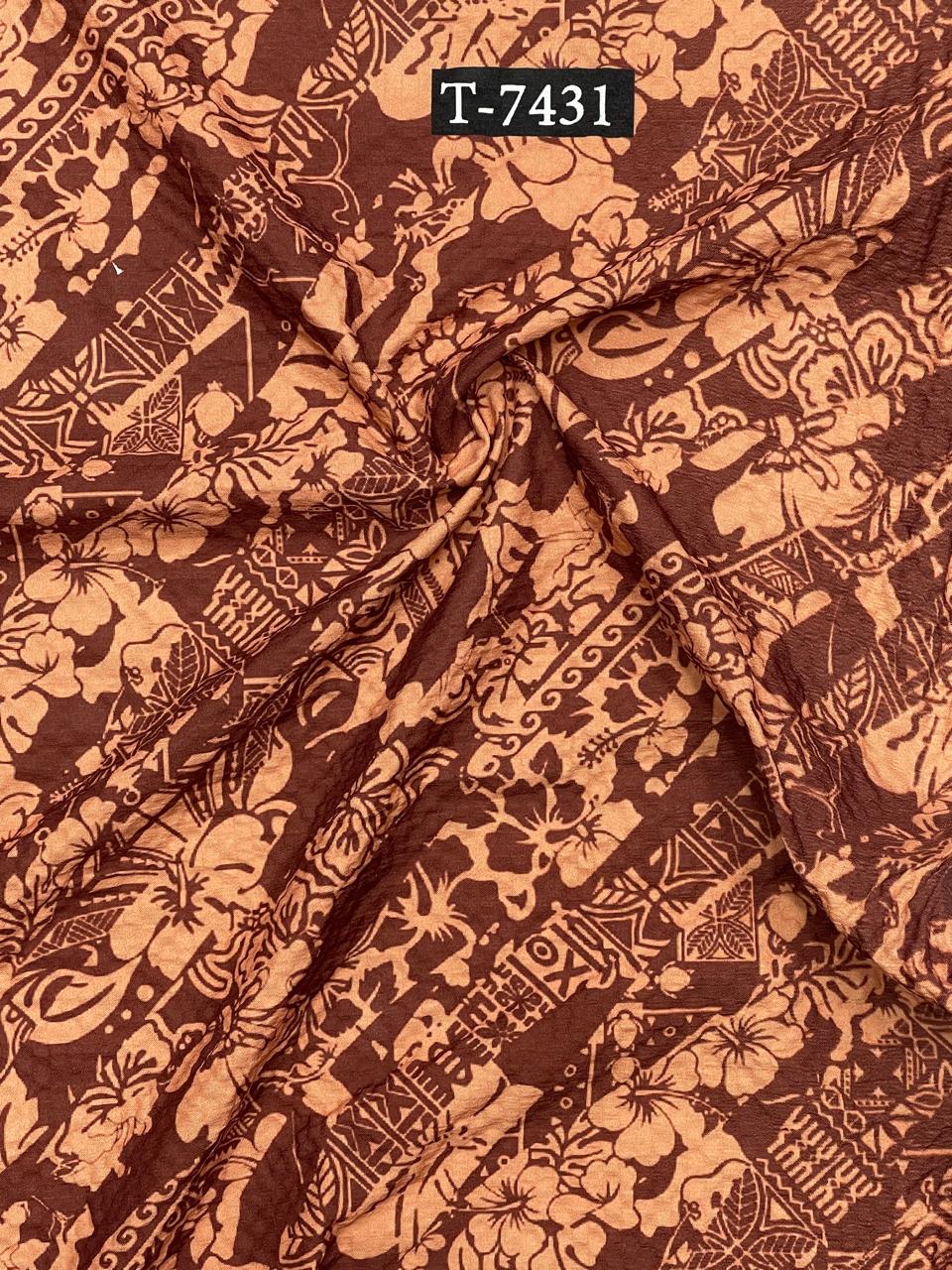 Mixed Print On Imported Lycra Fabric