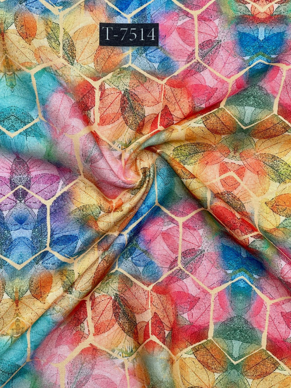 Mixed Prints on Swiss Linen Fabric