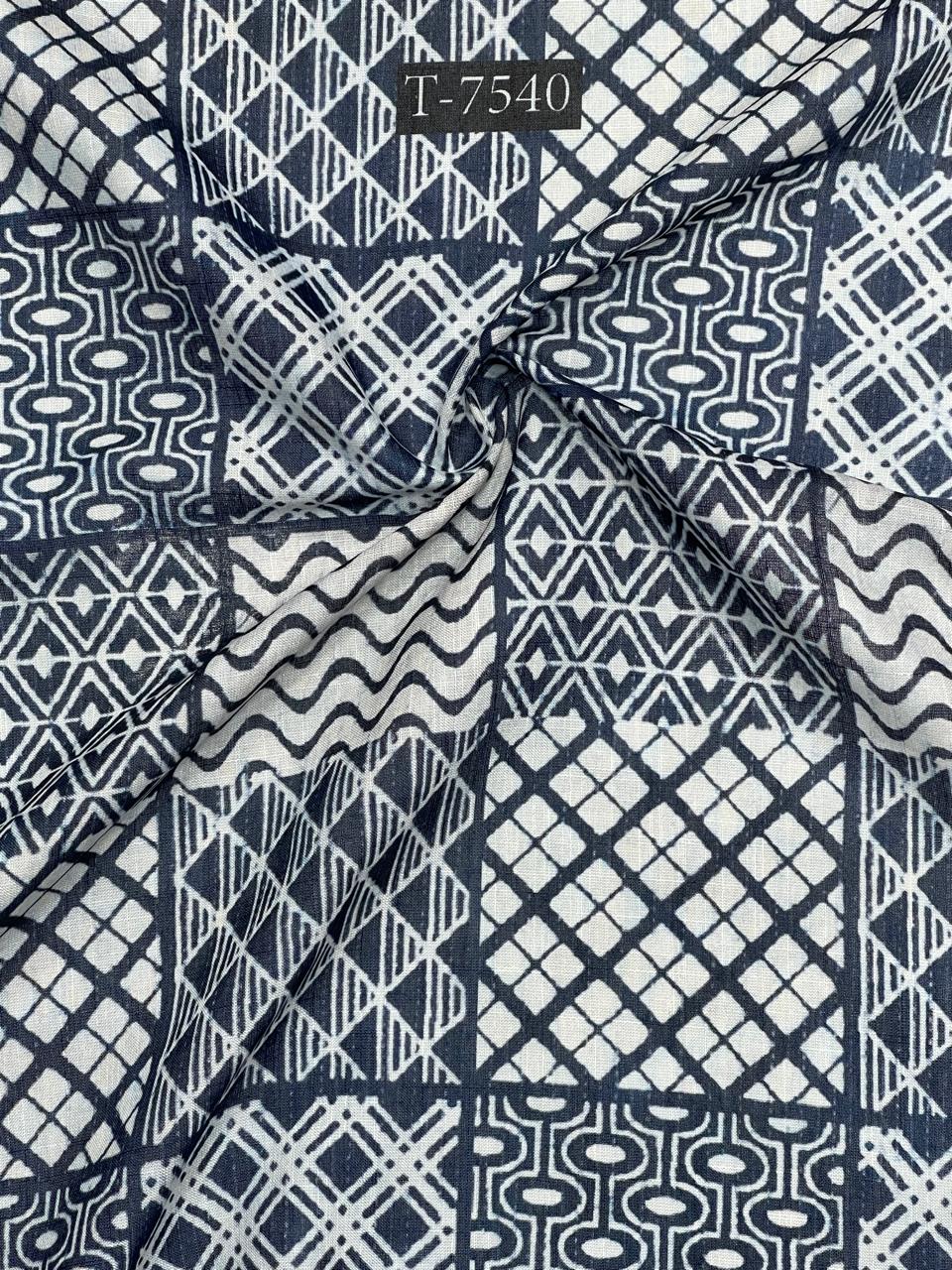 summers design in cotton linen