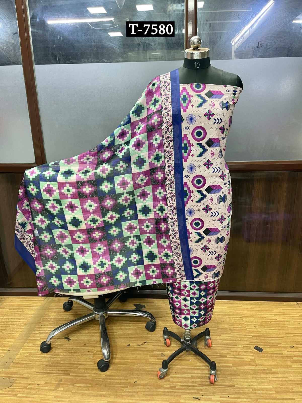 PATIALA UNSTITCHED SUITS SETS