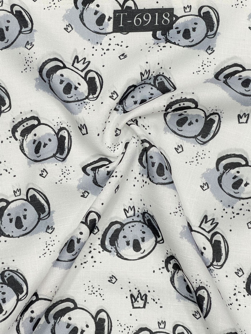 KIDS PRINTS ON SWISS COTTON FABRIC