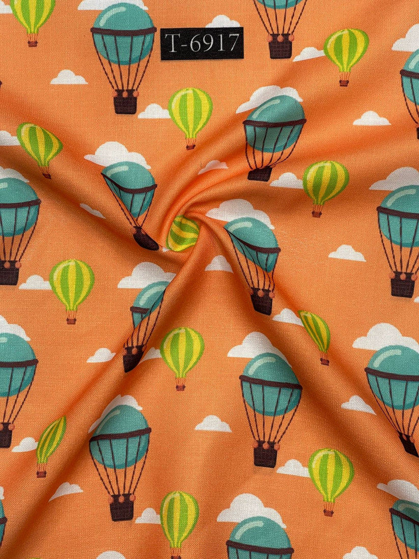 KIDS PRINTS ON SWISS COTTON FABRIC