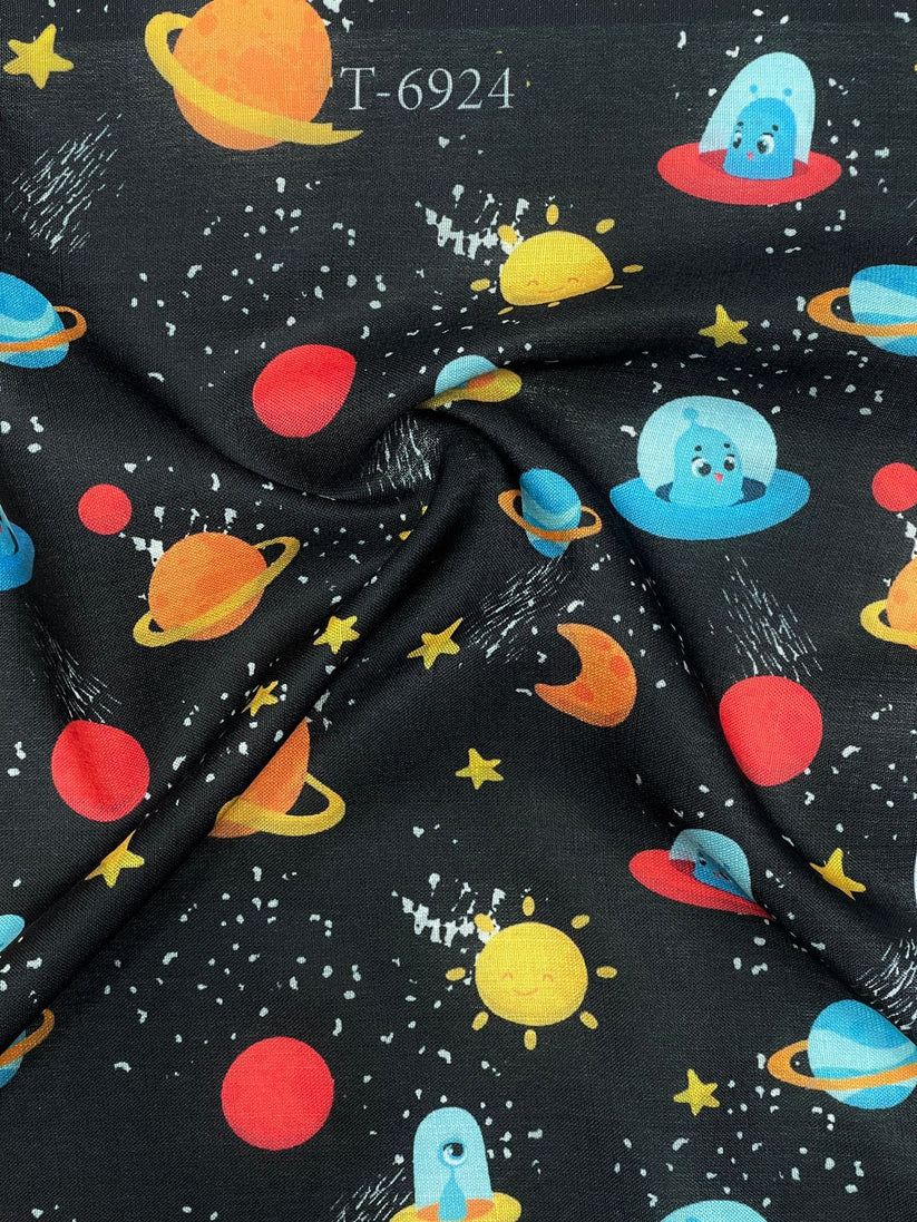 KIDS PRINTS ON SWISS COTTON FABRIC