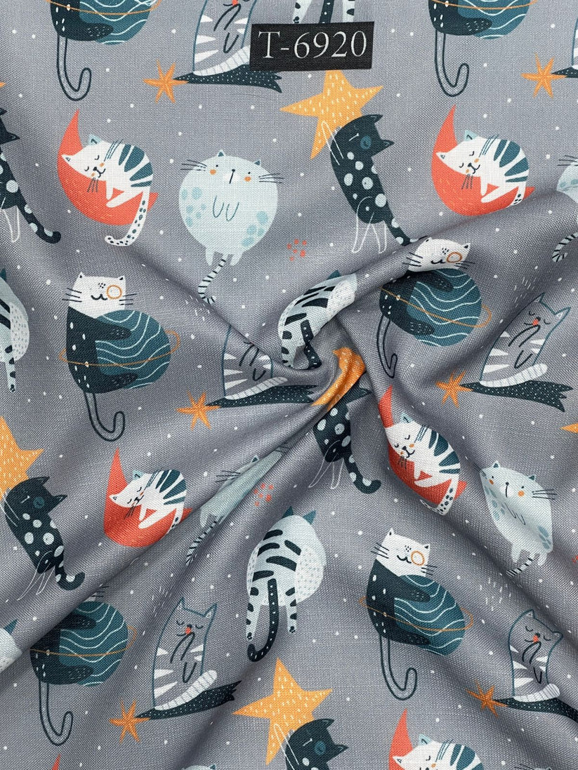 KIDS PRINTS ON SWISS COTTON FABRIC