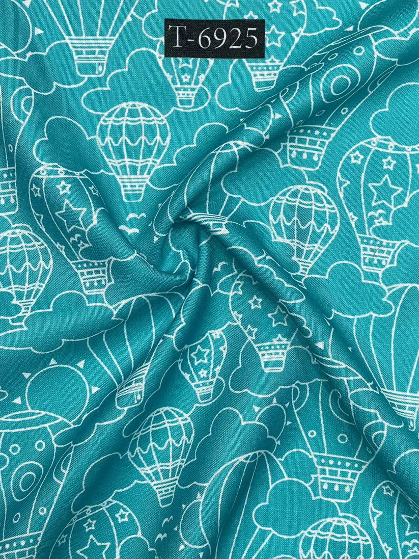 KIDS PRINTS ON SWISS COTTON FABRIC