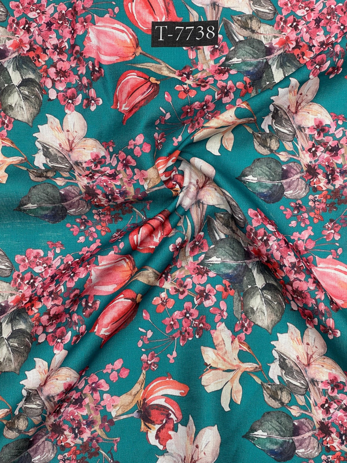 EXPORT PRINT WITH BEAUTIFUL COLOR MATCHINGS ON Swiss Cotton Linen