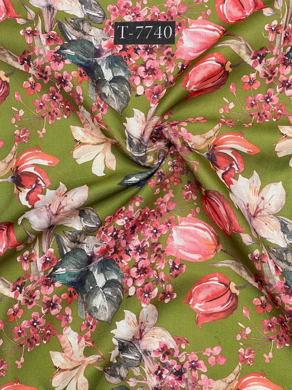 EXPORT PRINT WITH BEAUTIFUL COLOR MATCHINGS ON Swiss Cotton Linen