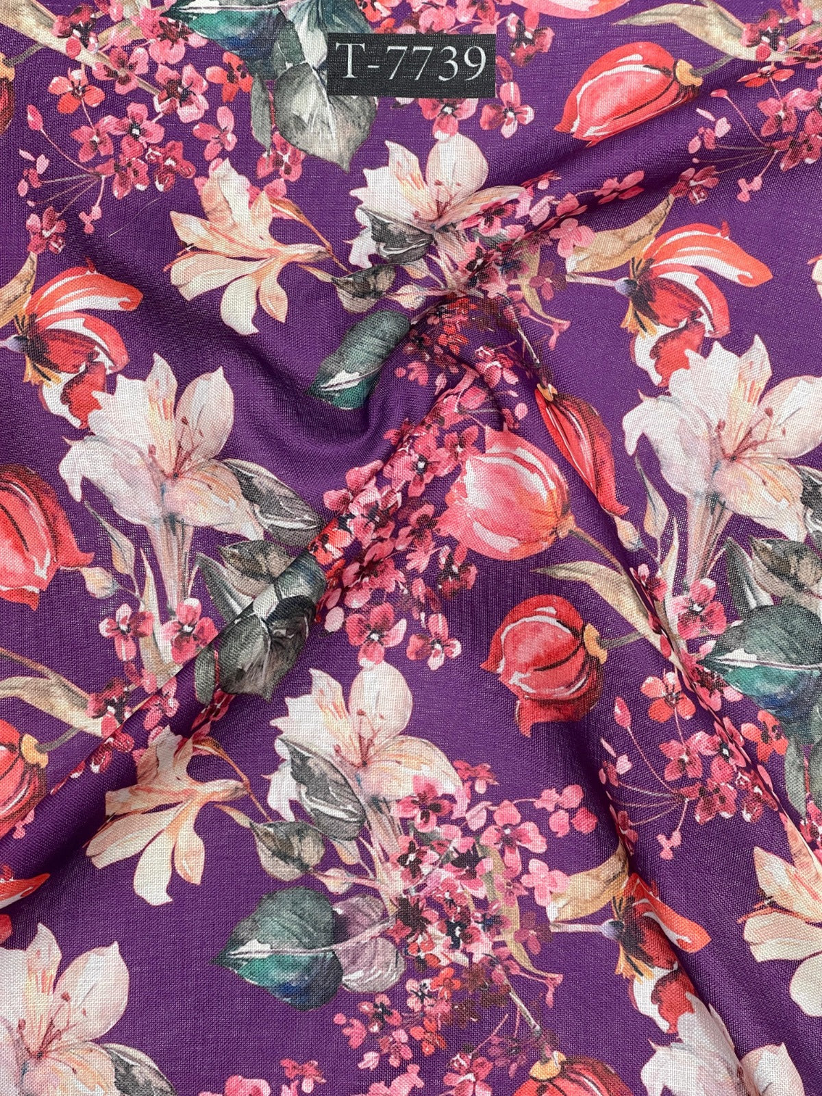 EXPORT PRINT WITH BEAUTIFUL COLOR MATCHINGS ON Swiss Cotton Linen