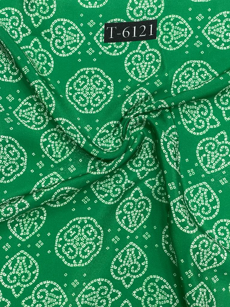 CREPE BANDHANI PRINT WITH DIFFERENT COLOURS