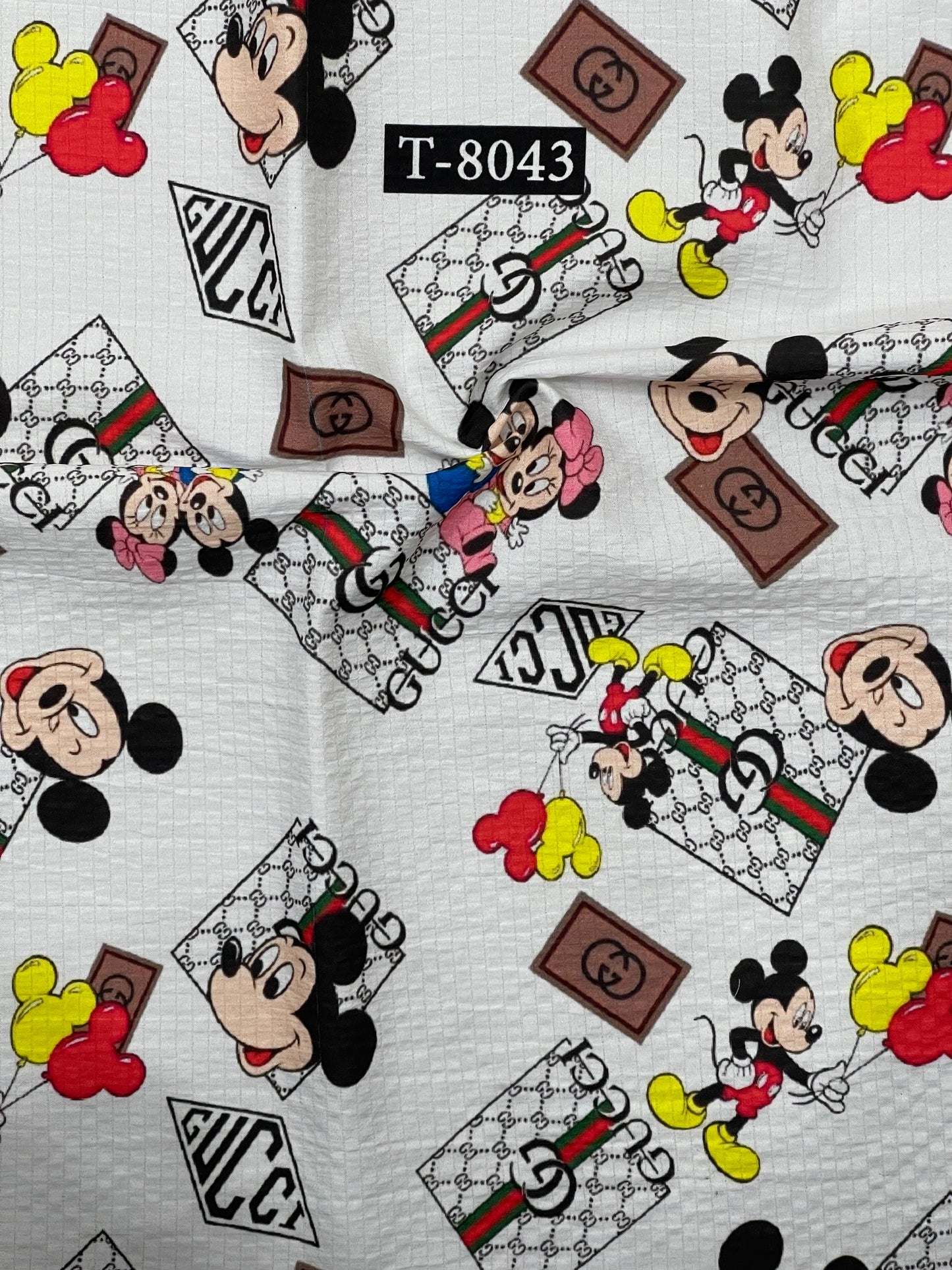 BRAND PRINTS ON LYCRA