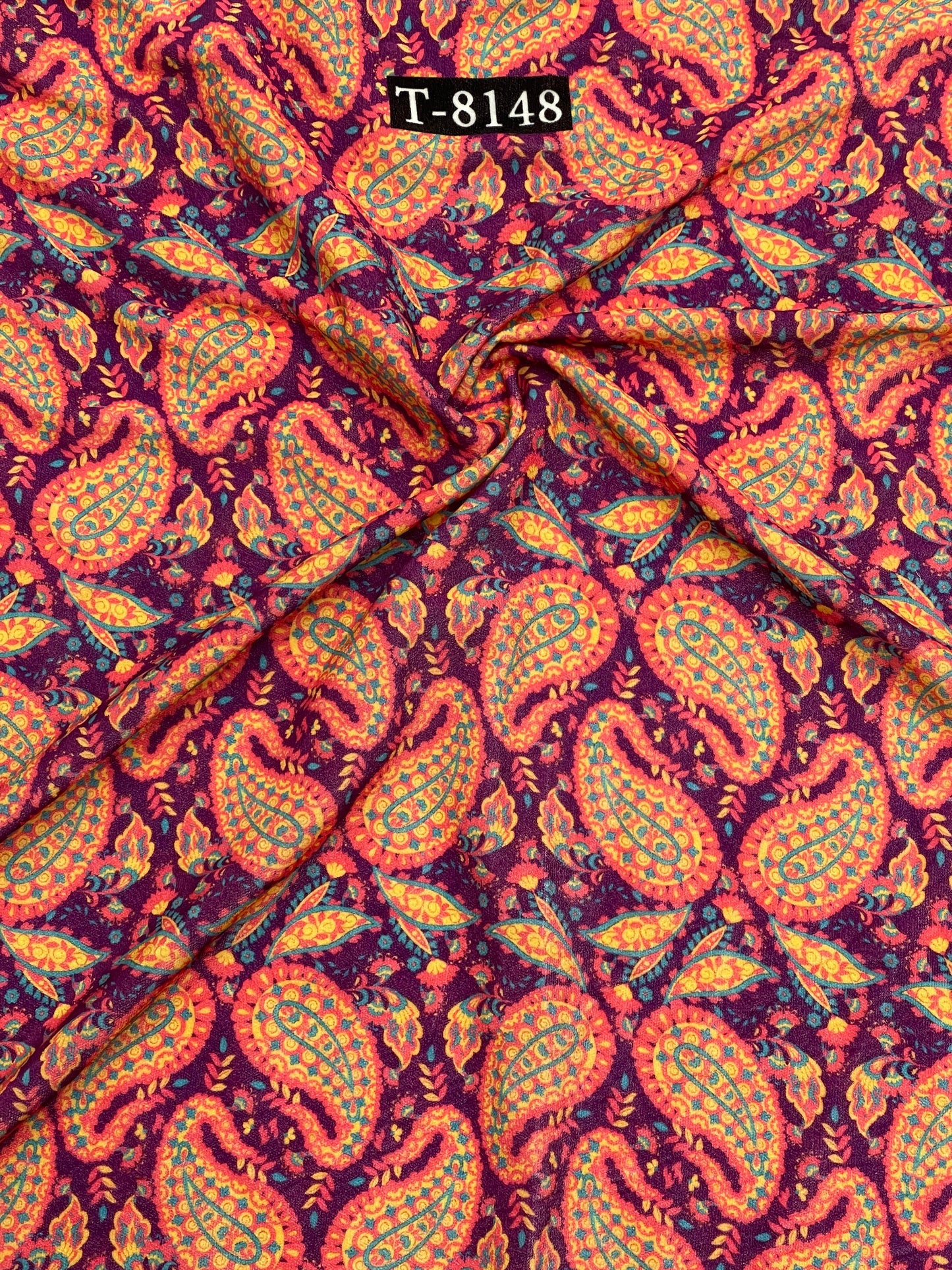 NEW PREMIUM VELVET PAISLEY DESIGN