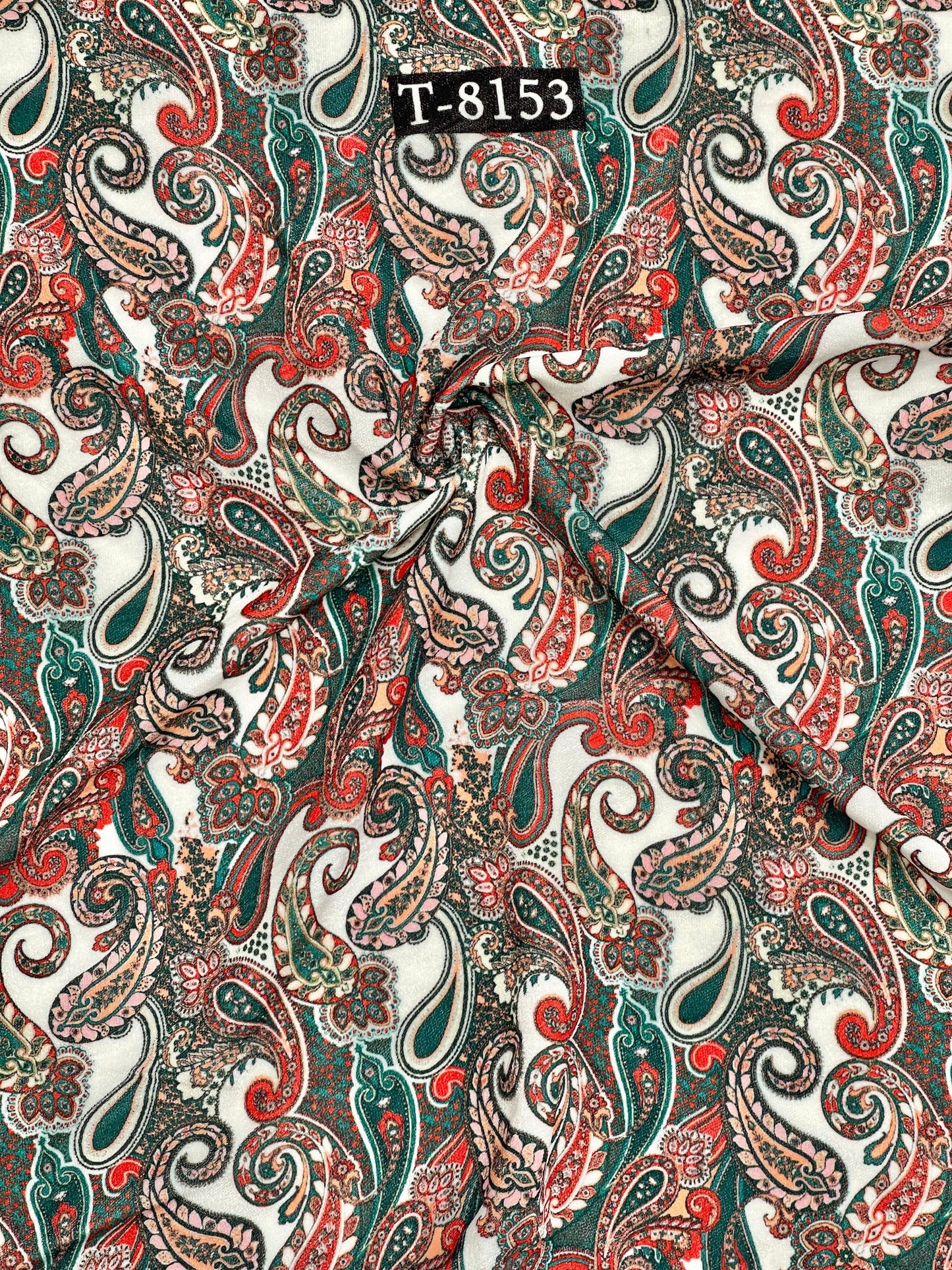 NEW PREMIUM VELVET PAISLEY DESIGN