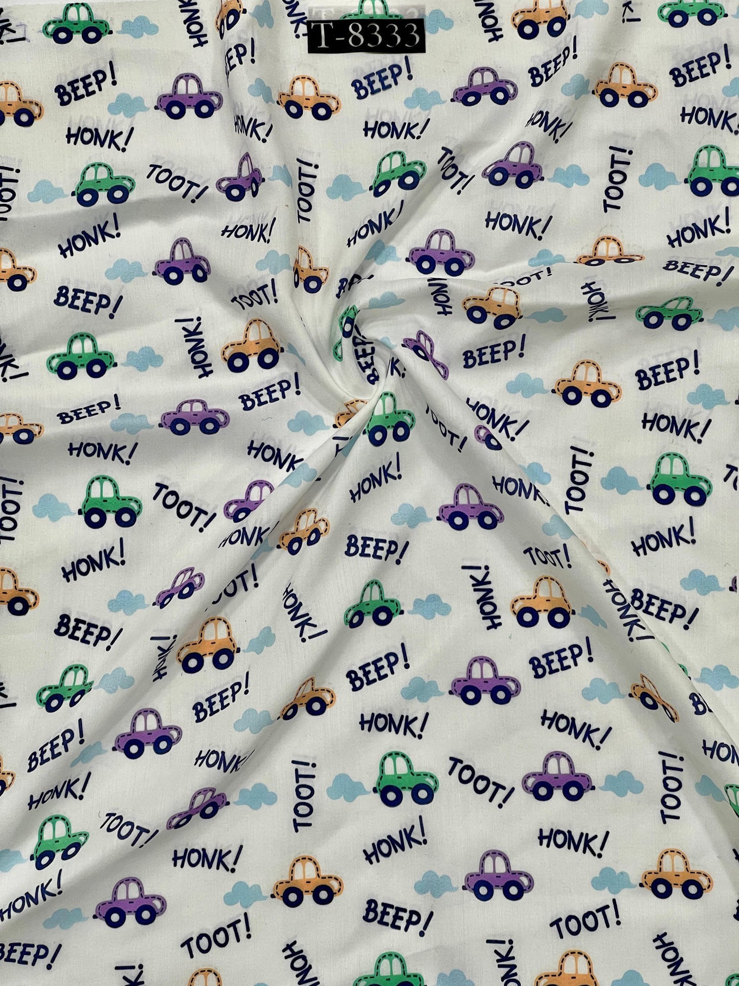 Cute Kids Print On Muslin