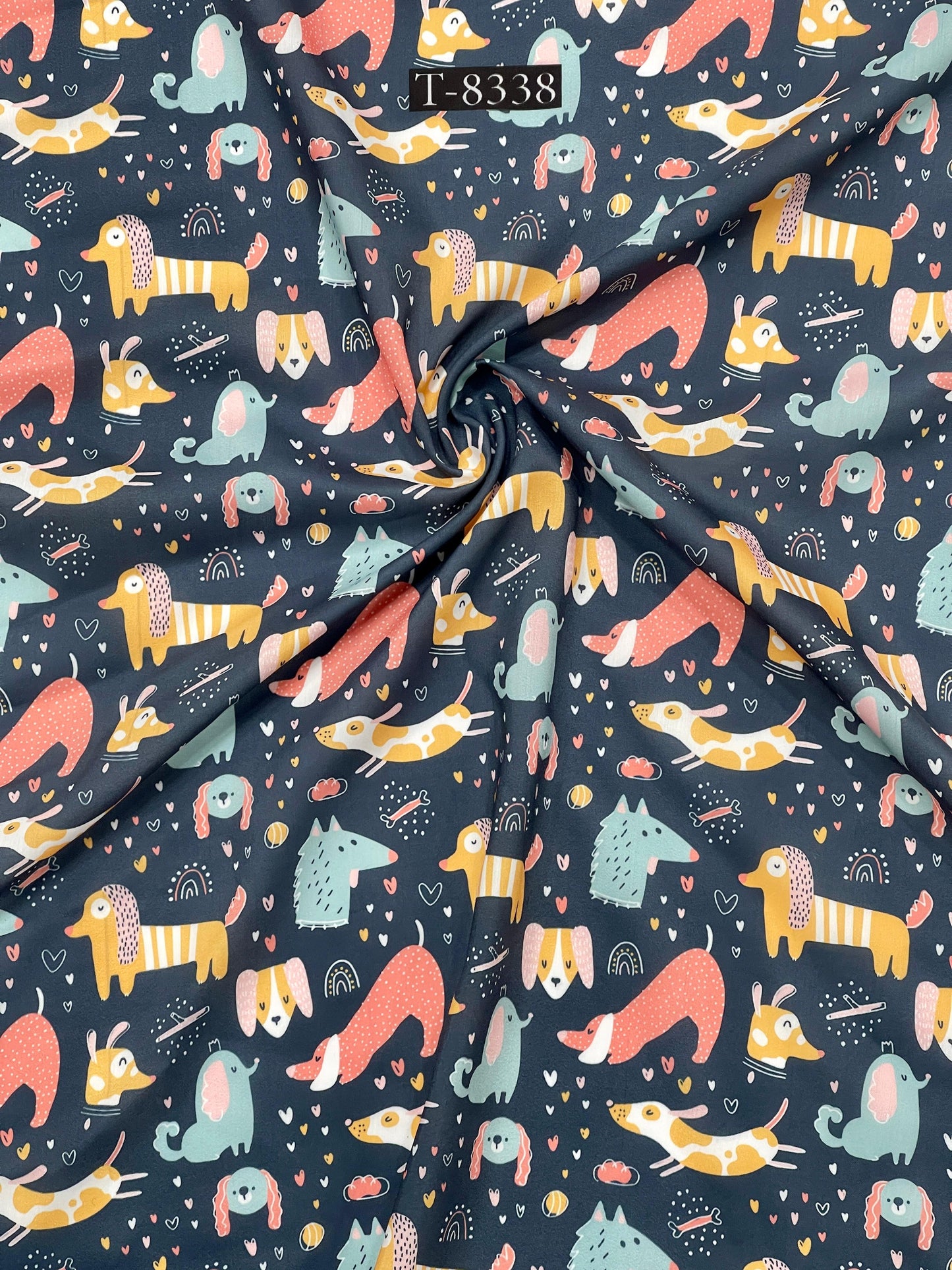Cute Kids Print On Muslin