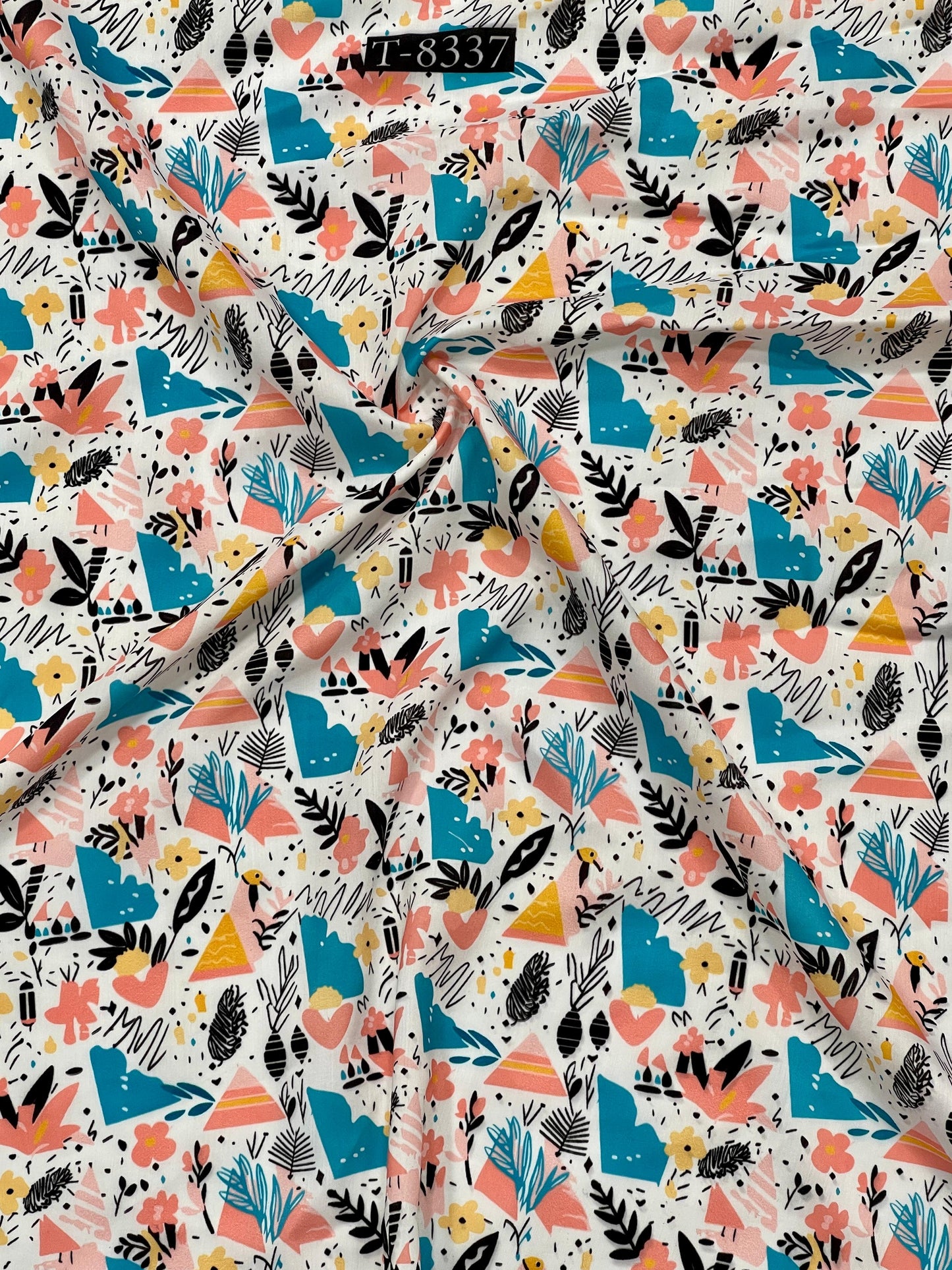 Cute Kids Print On Muslin