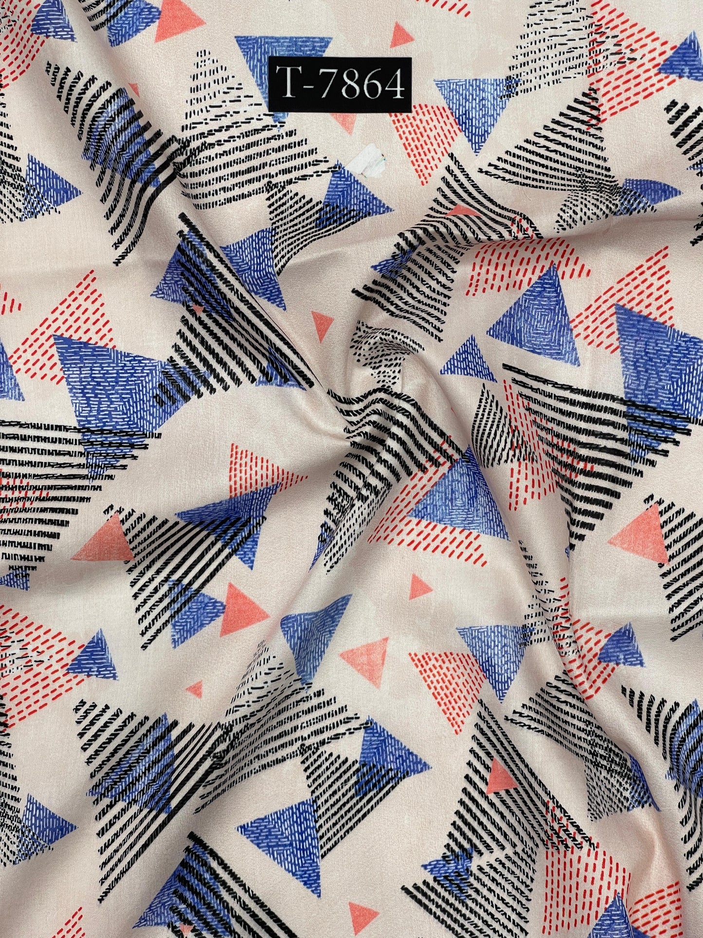 Muslin Katha Geometric Prints