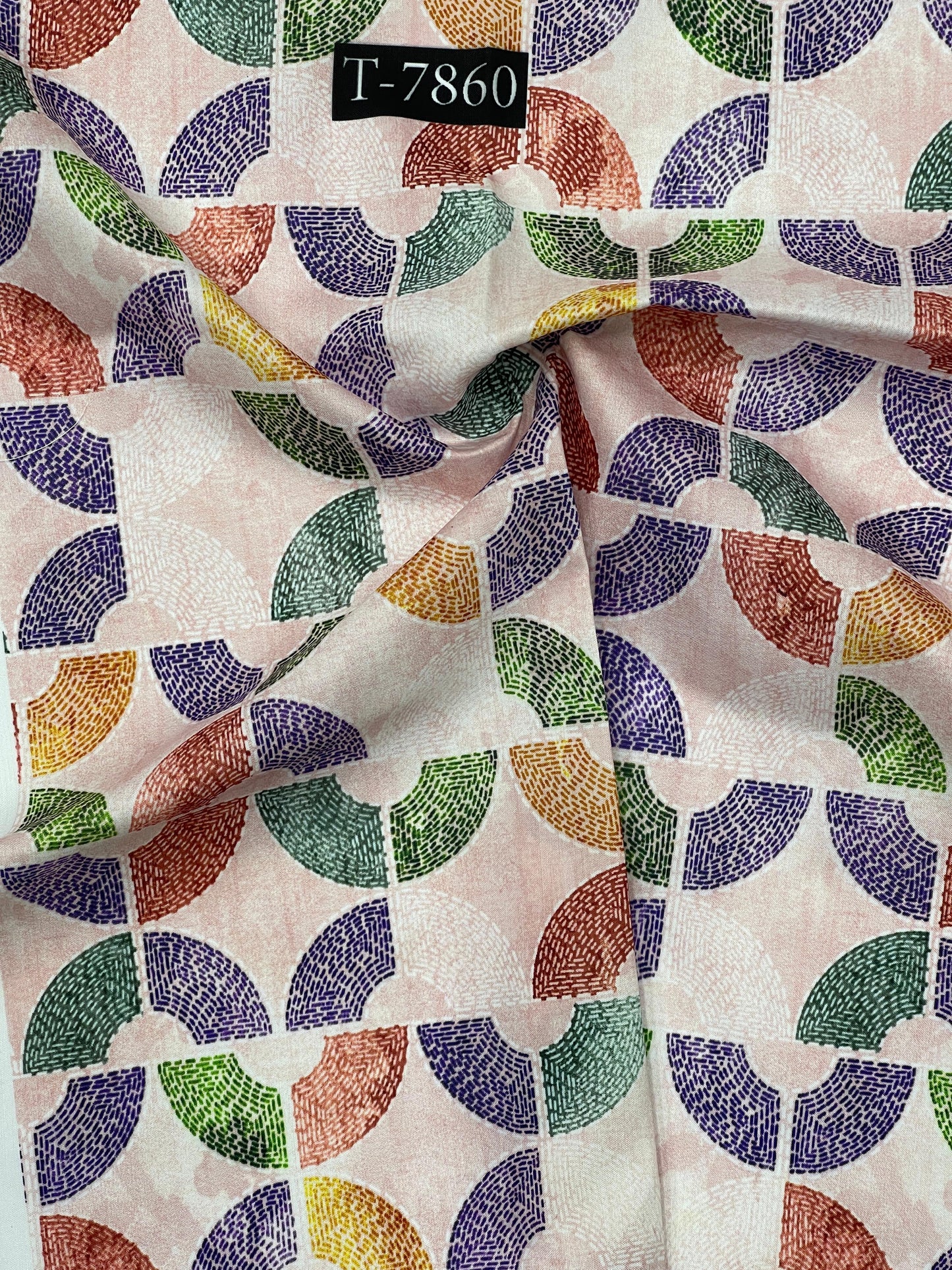 Muslin Katha Geometric Prints