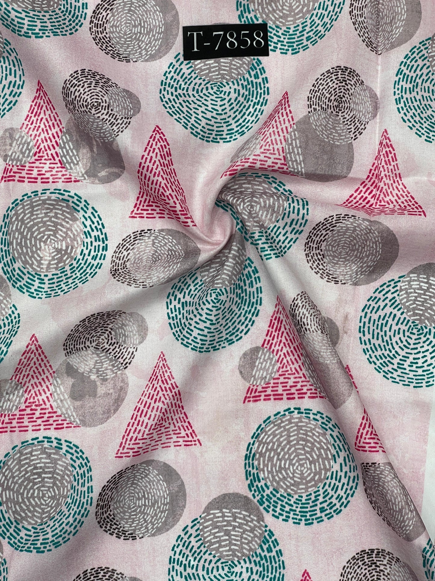 Muslin Katha Geometric Prints