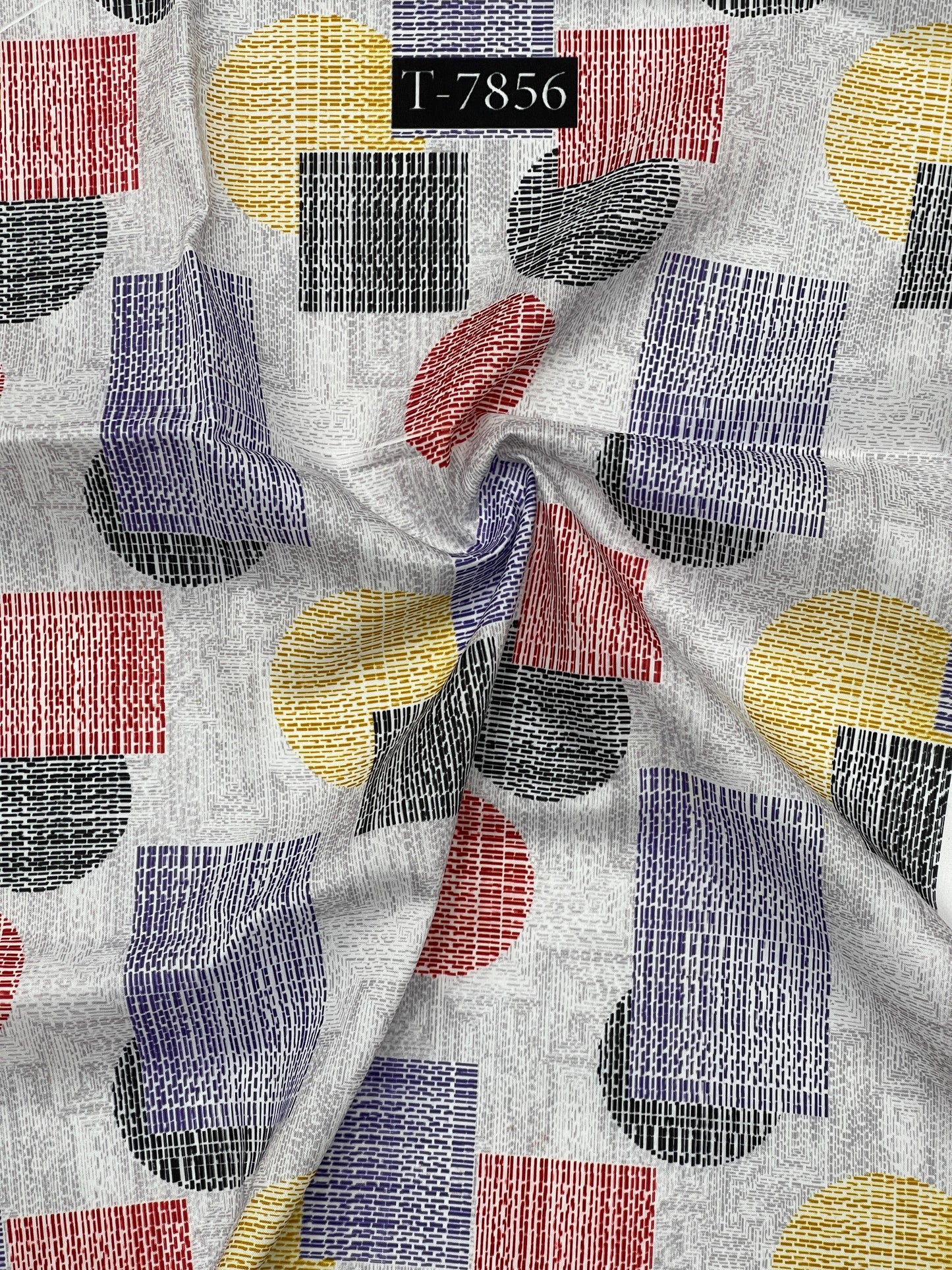 Muslin Katha Geometric Prints