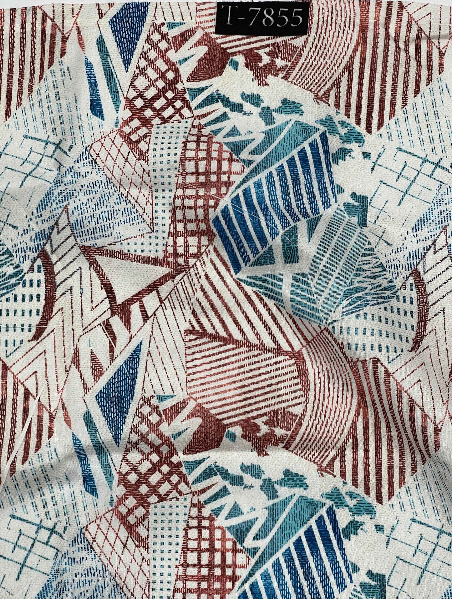 Muslin Katha Geometric Prints
