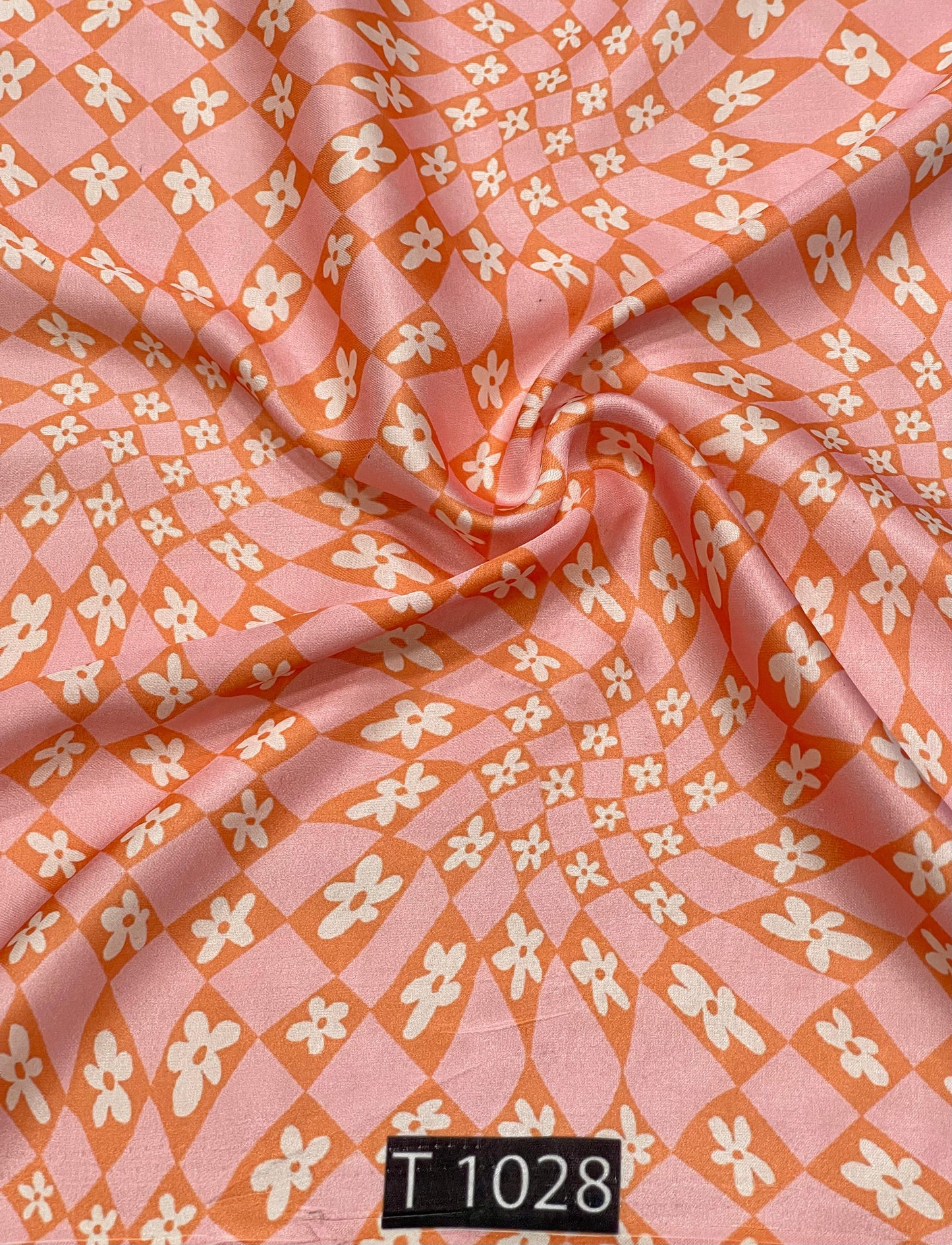 Abstracts Prints On Modal Satin