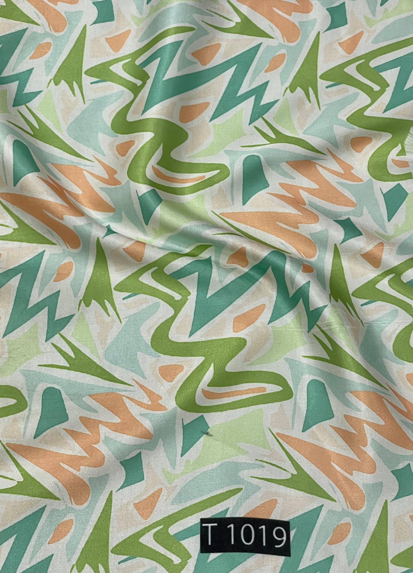 Abstracts Prints On Modal Satin
