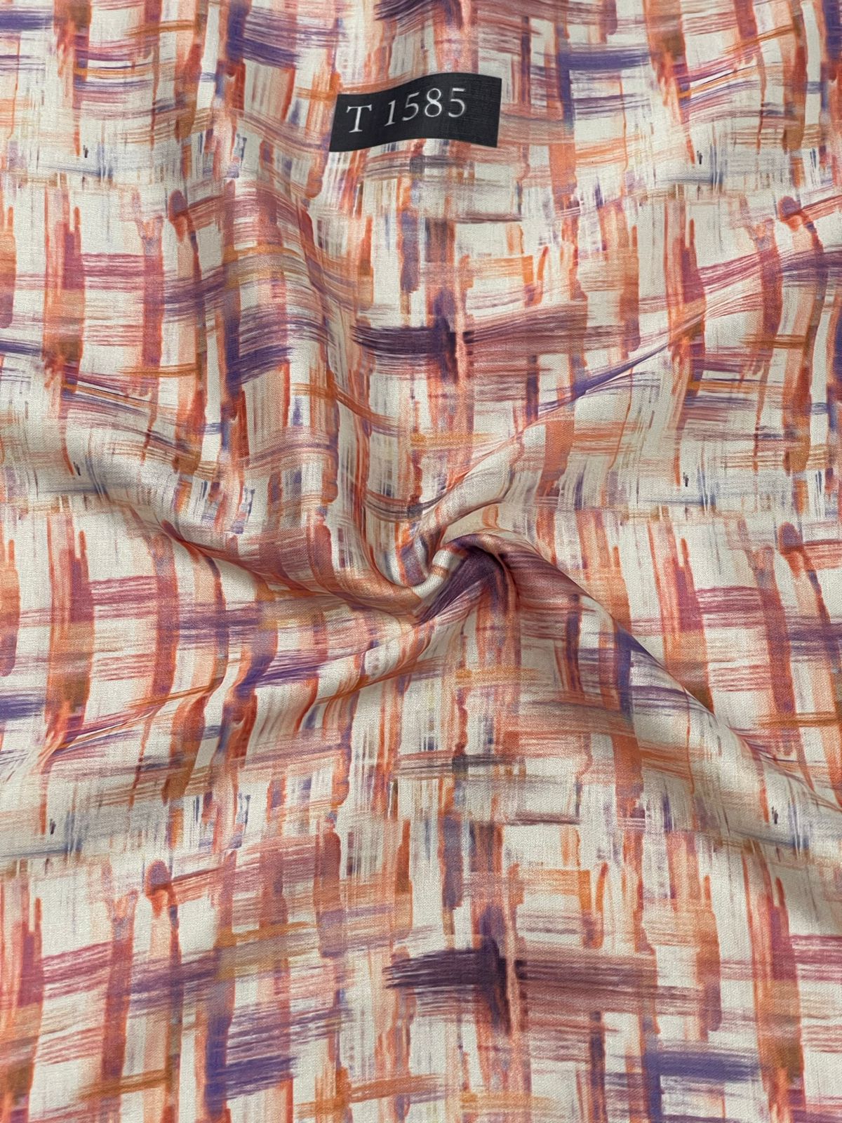 Abstracts Prints On Modal Satin