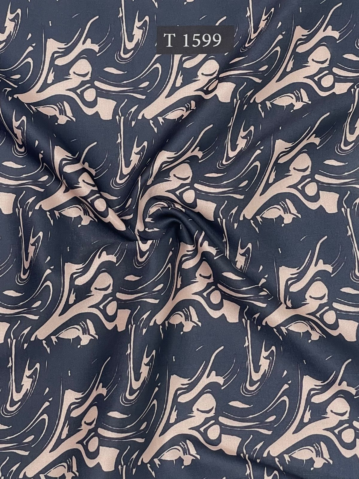 Abstracts Prints On Modal Satin