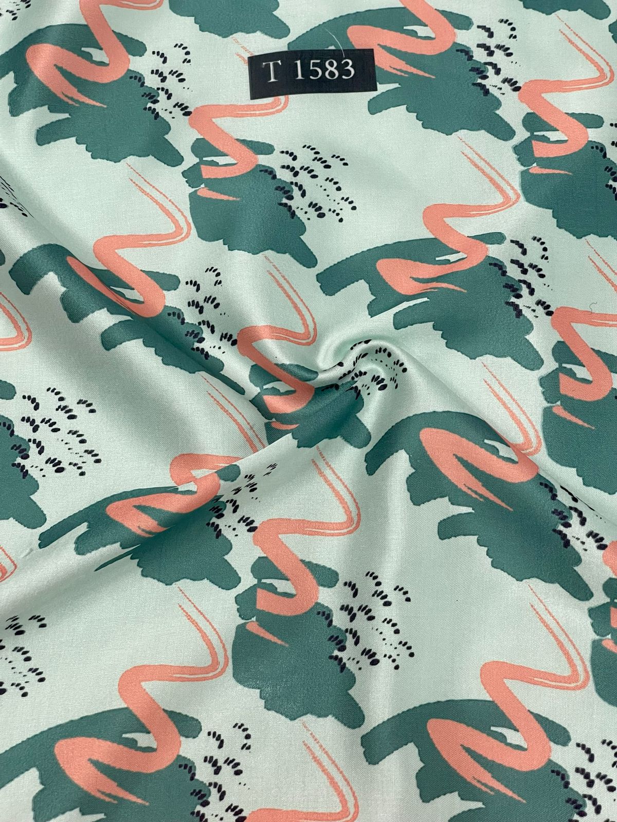 Abstracts Prints On Modal Satin