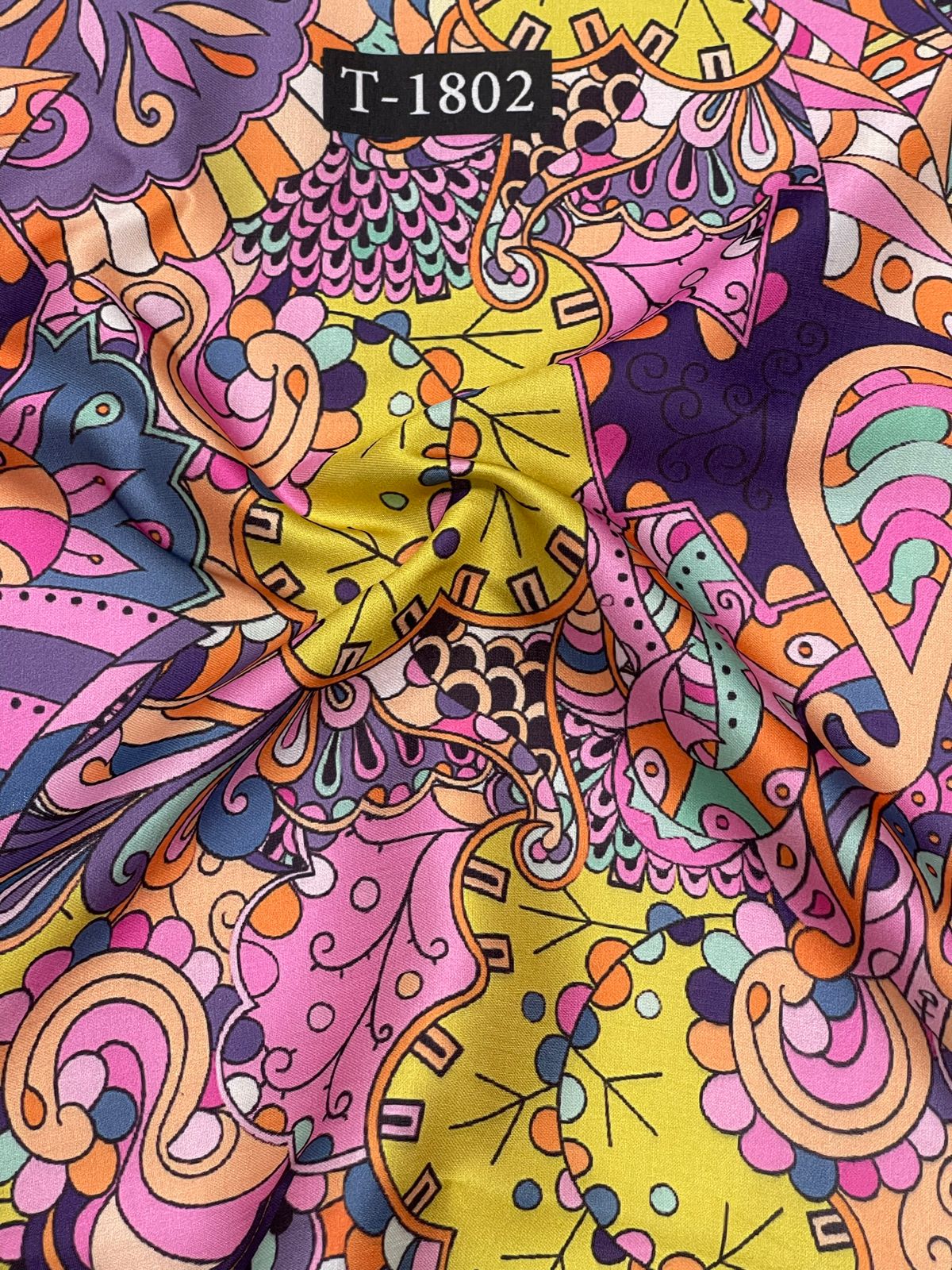 ZARA PRINT ON SATIN