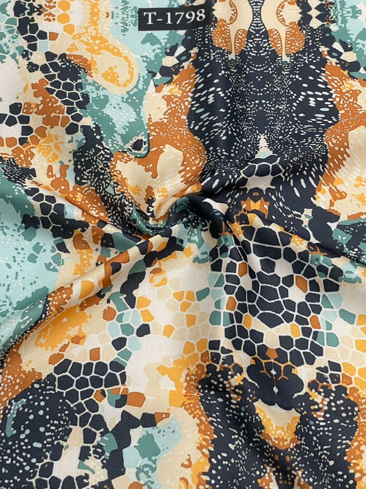 ZARA PRINT ON SATIN