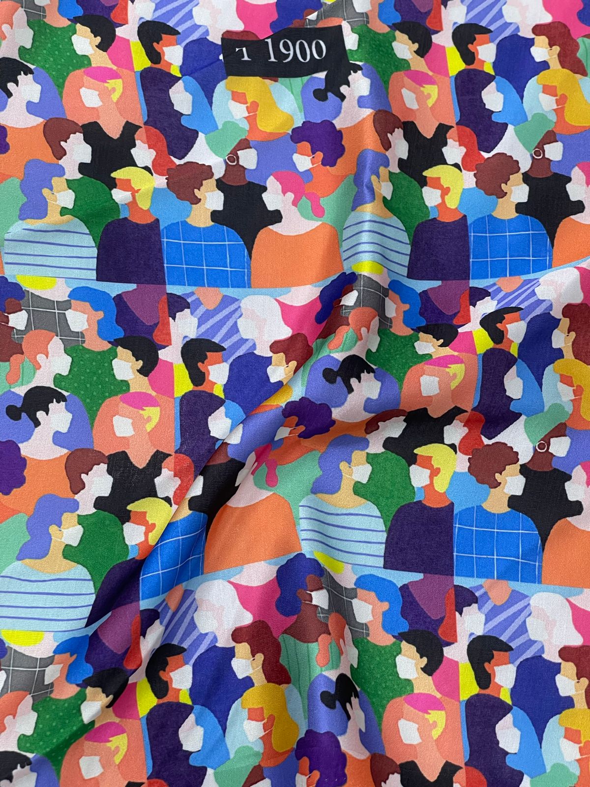 Modal Satin Mixed Abstracts Prints