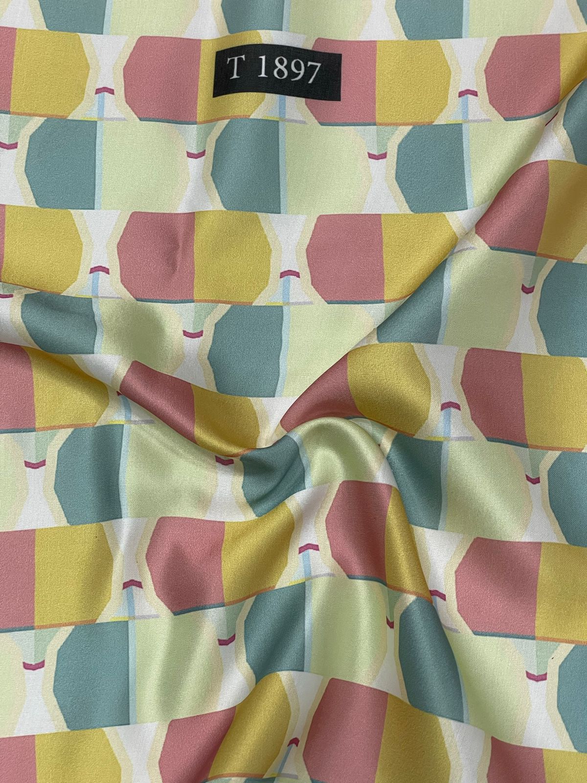 Modal Satin Mixed Abstracts Prints