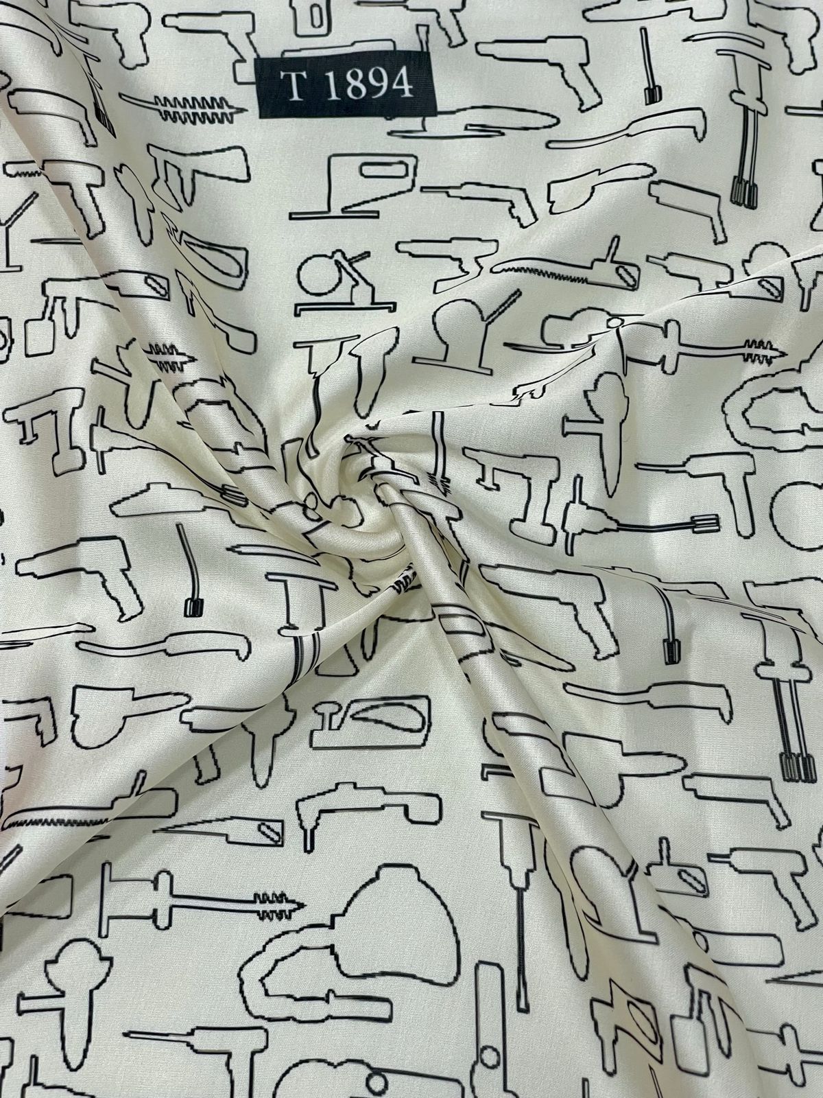 Modal Satin Mixed Abstracts Prints