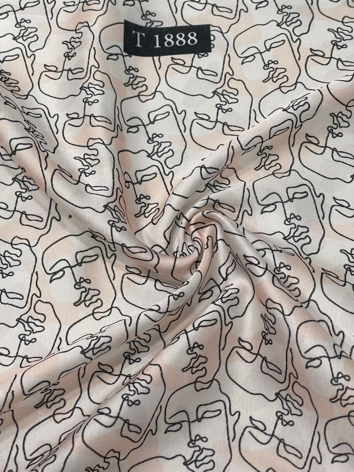 Modal Satin Mixed Abstracts Prints