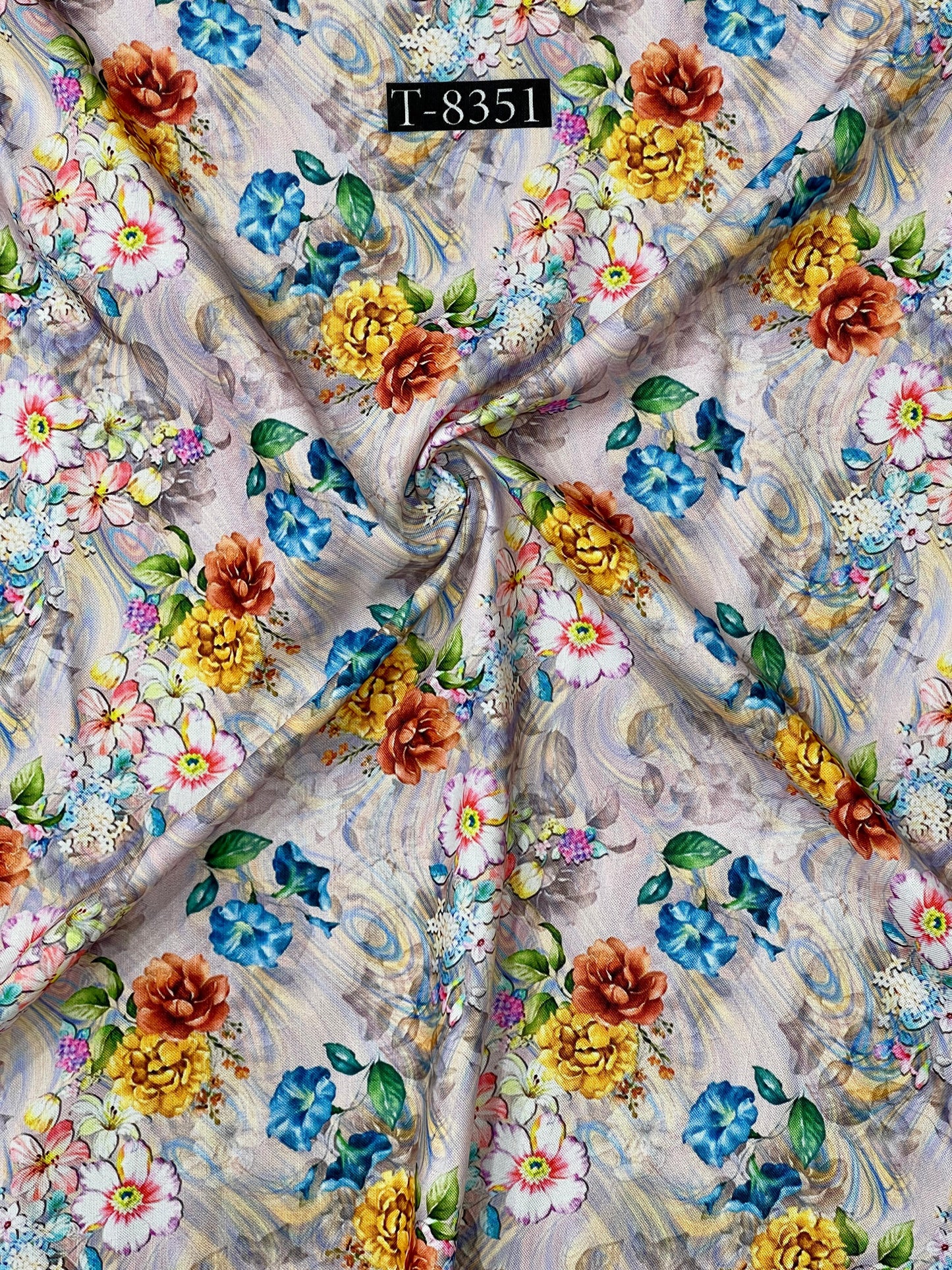 Rayon Festive Floral Prints