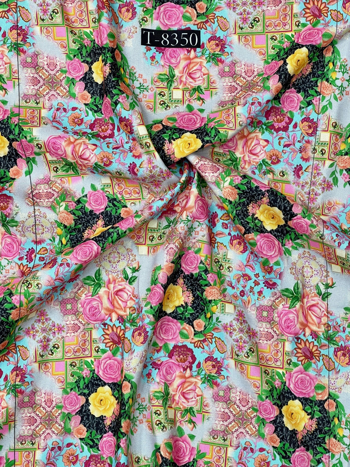 Rayon Festive Floral Prints