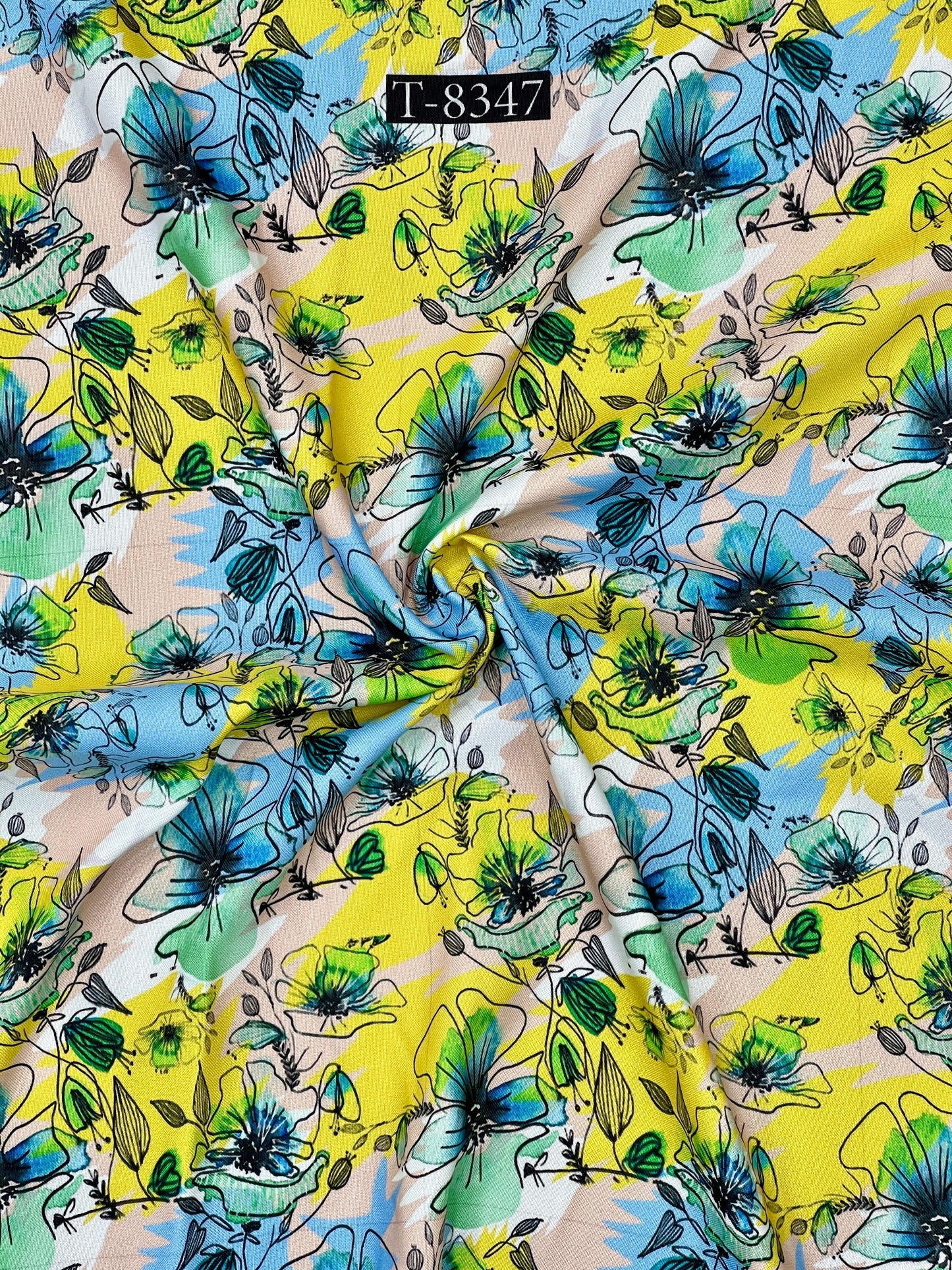 Rayon Festive Floral Prints