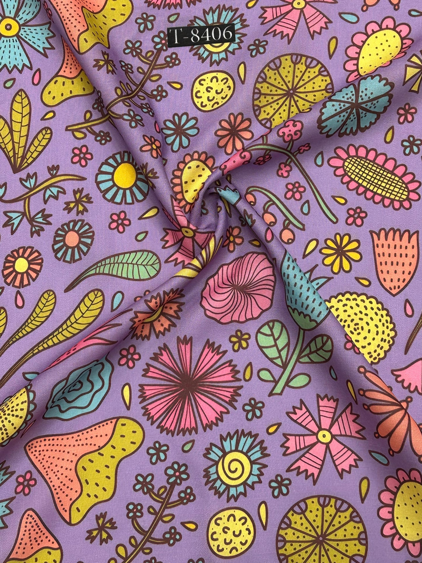 Floral Swiss Linen