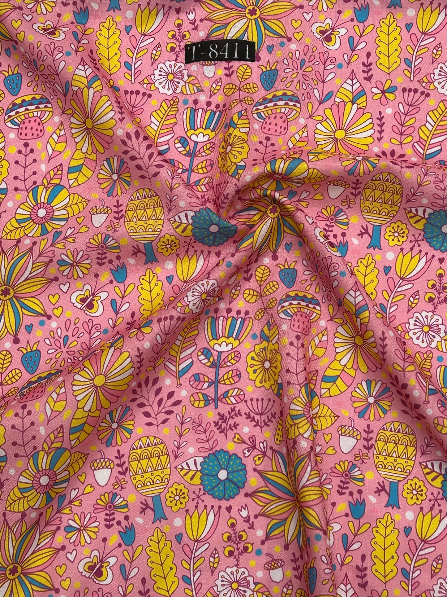 Floral Swiss Linen