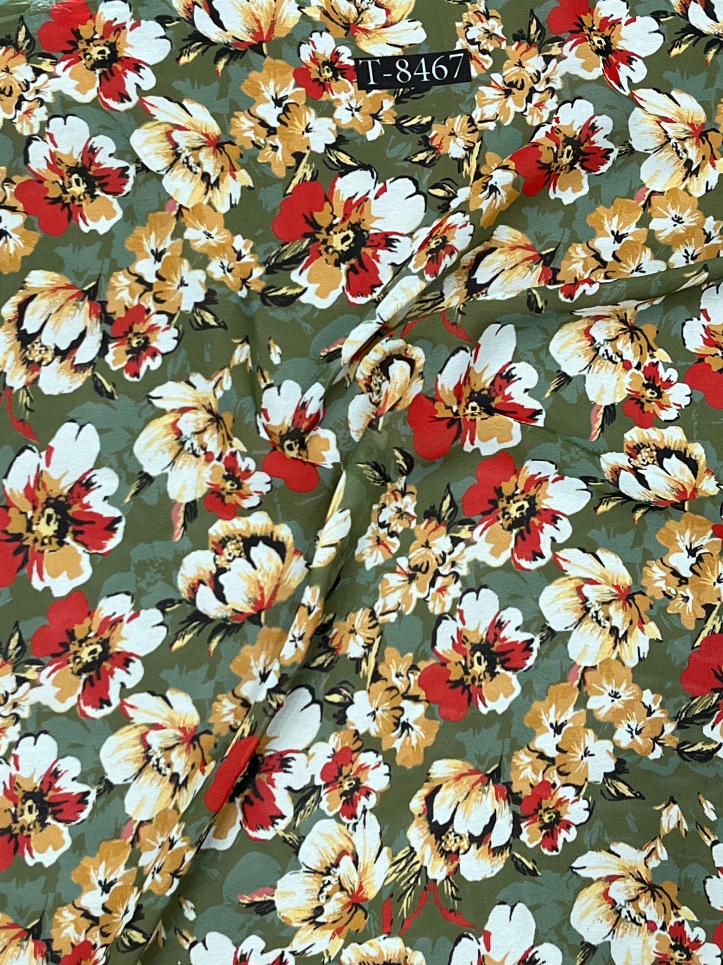 Fresh Floral Print On Georgette