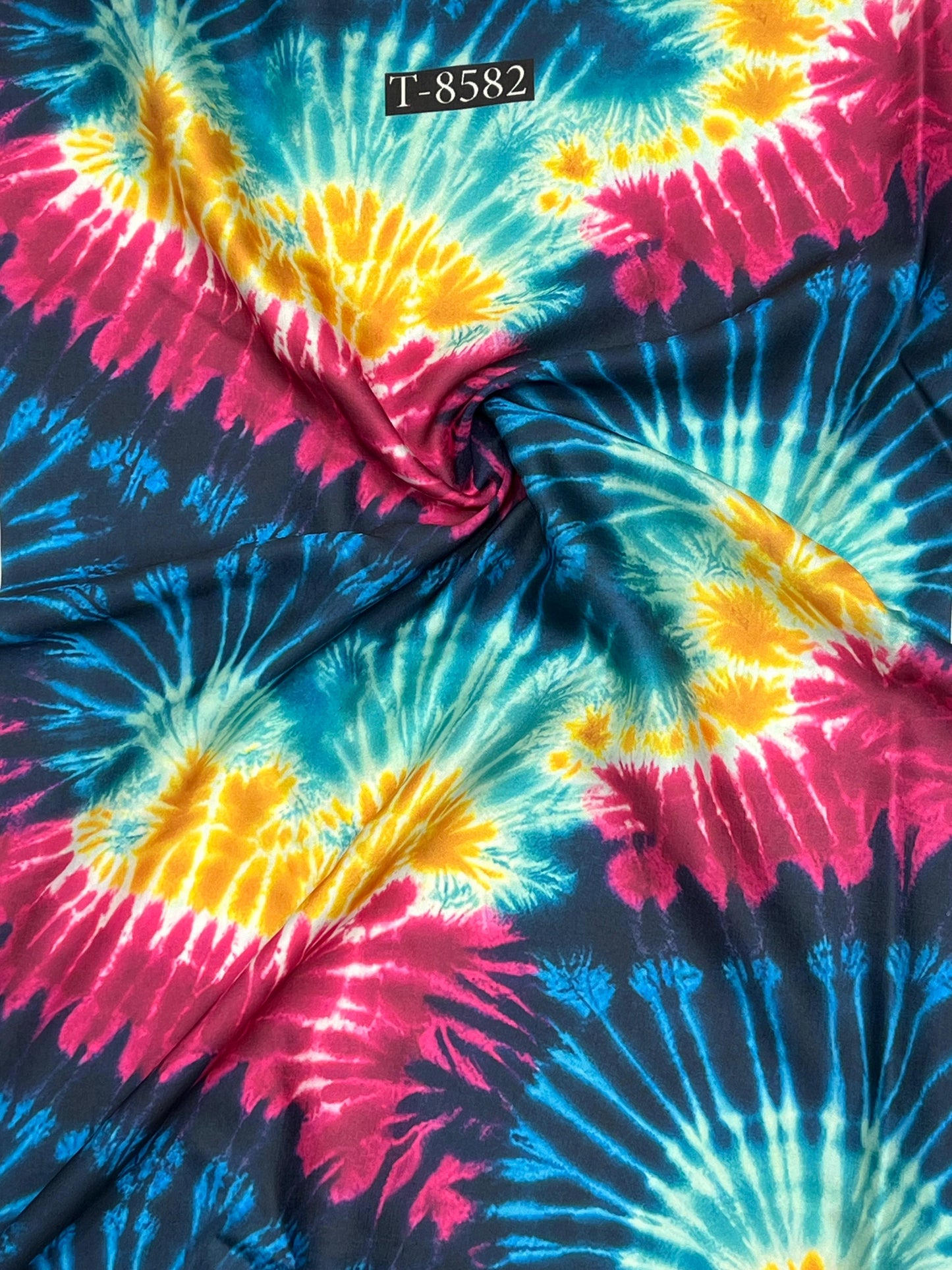 SATIN TYE-DYE COLOURS