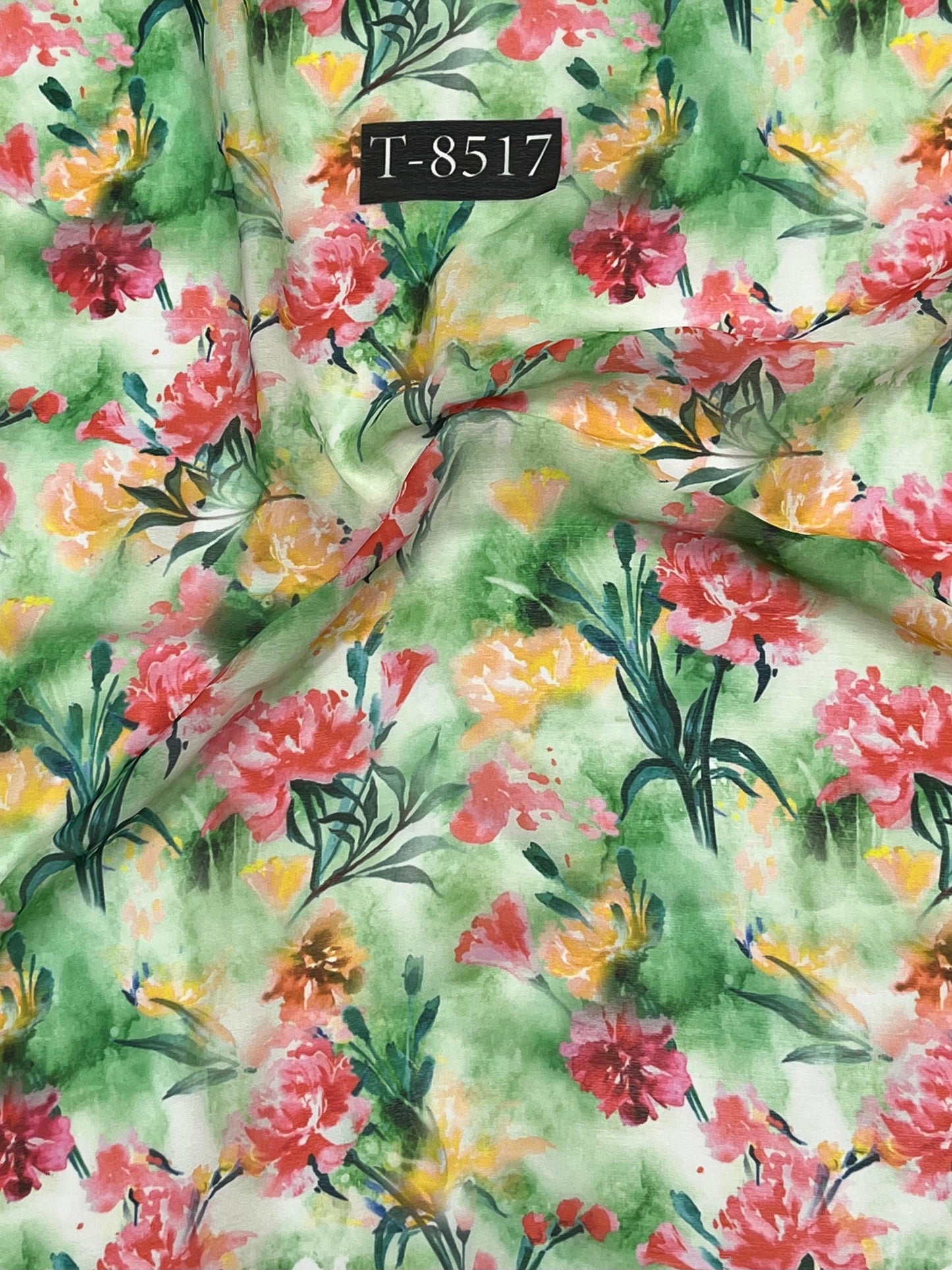 FLORAL CHIFFON FABRICS